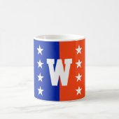 College Kleuren Royal Blauw & Sinaasappel Koffiemok (Center)