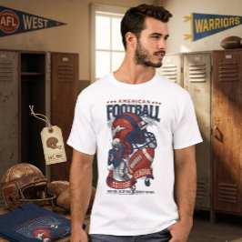 College League American Football T-shirt