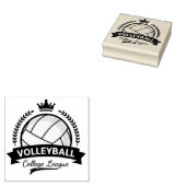 College League Volleybal Rubber Stamp Rubberstempel (Gestempeld)