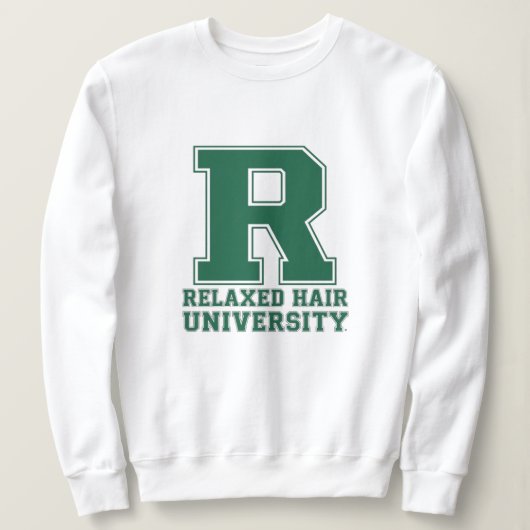 College Letter Relaxed Haar Liefde Grafische Pullo Trui (Design voorkant)