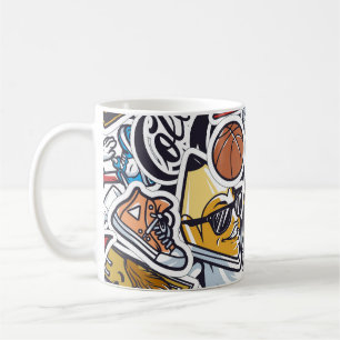 College Leuk, Kleurrijk  Patroon Koffiemok