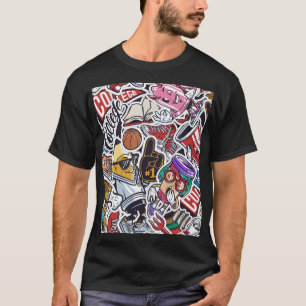 College Leuk, Kleurrijk  Patroon T-shirt