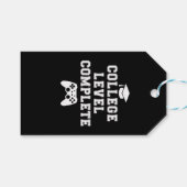 College Level Complete Afstuderen Gamer Gaming Cadeaulabel (Voorkant (Horizontaal))
