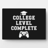 College Level Complete Afstuderen Gamer Gaming Fotoplaat (voorkant)