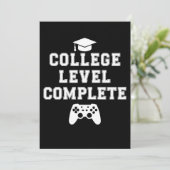 College Level Complete Afstuderen Gamer Gaming Kaart (Staand voorkant)