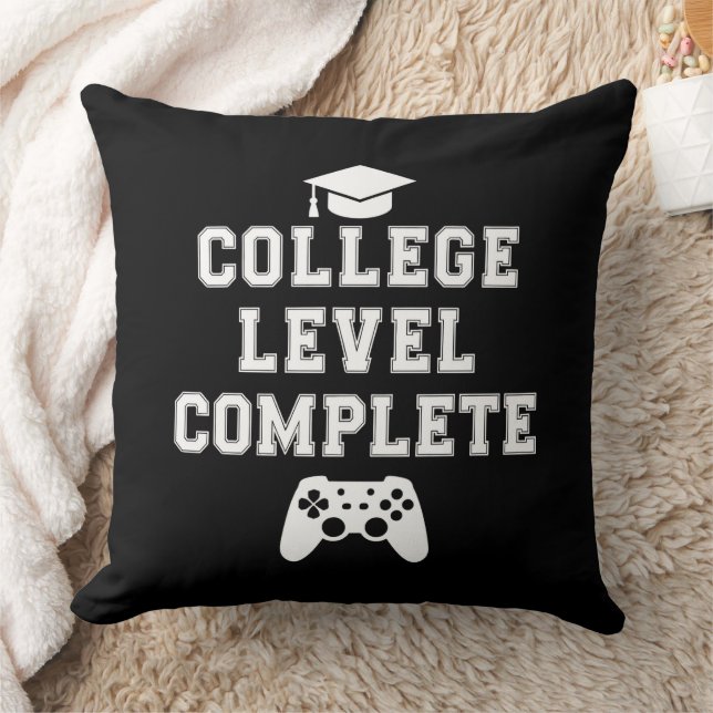 College Level Complete Afstuderen Gamer Gaming Kussen (Deken)