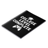College Level Complete Afstuderen Gamer Gaming Notitieboek (Linkerzijde)