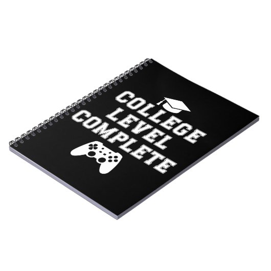 College Level Complete Afstuderen Gamer Gaming Notitieboek (Linkerzijde)