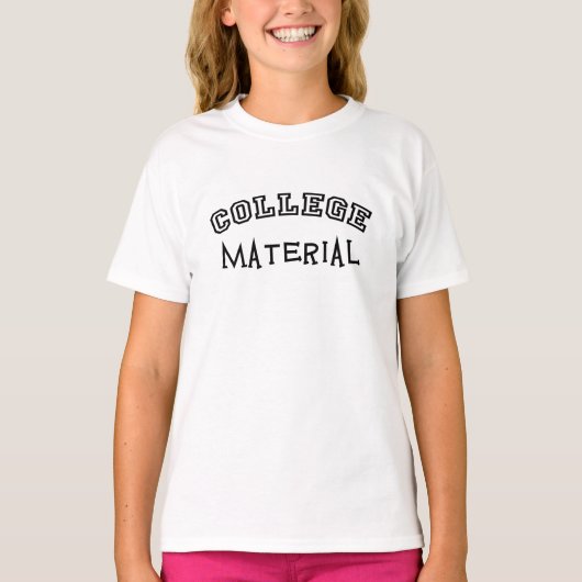 College-materiaal T-shirt (Voorkant)