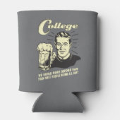 College: Meer Drink vóór 9 uur Blikjeskoeler (Achterkant)