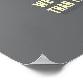 College: Meer Drink vóór 9 uur Poster (Hoek)