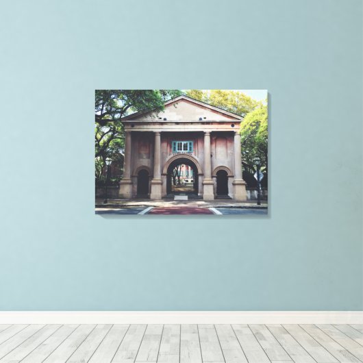 College of Charleston Canvas Afdruk (Insitu (Houten vloer))