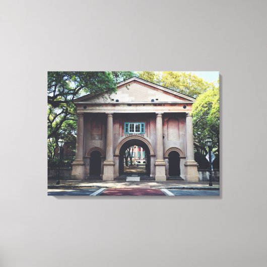 College of Charleston Canvas Afdruk (Voorkant)
