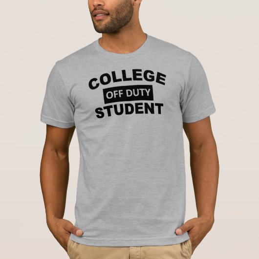 College of Duty Student T-shirt (Voorkant)