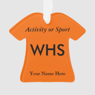 College of High School Varsity Letter Keepomwille Ornament