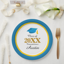 College of middelbare school Afstuderen Papieren Bordje