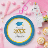 College of middelbare school Afstuderen Papieren Bordje (Feest)