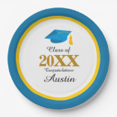 College of middelbare school Afstuderen Papieren Bordje (Voorkant)