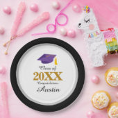 College of middelbare school Afstuderen Papieren Bordje (Feest)