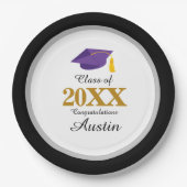 College of middelbare school Afstuderen Papieren Bordje (Voorkant)