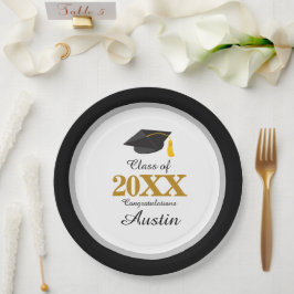 College of middelbare school Afstuderen Papieren Bordje