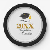 College of middelbare school Afstuderen Papieren Bordje (Voorkant)