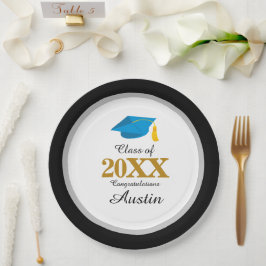 College of middelbare school Afstuderen Papieren Bordje