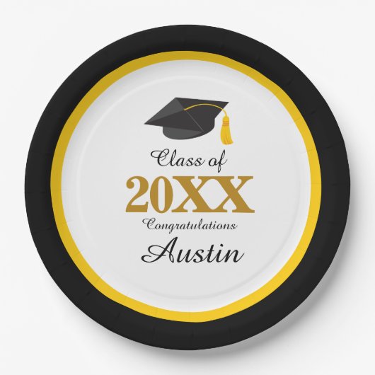 College of middelbare school Afstuderen Papieren Bordje (Voorkant)