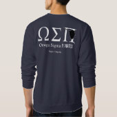 COLLEGE Omega Sigma Pi (tarieven) Trui (Achterkant)