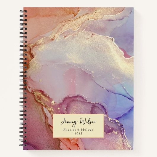 College onderwerpen Spiral Notitieboek (Voorkant)