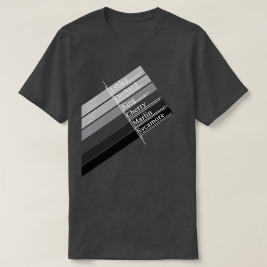 College Park Grayscale T-shirt (Design voorkant)