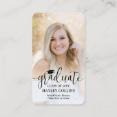 College Pizza Fund Afstuderen QR Code & Foto Informatiekaartje (Achterkant)