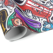College Pop Cultuur Wrapping Paper Cadeaupapier (Rol Hoek)