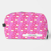 College potlood Hoesje toilettas roze aanpassen Toilettasje (Voorkant)