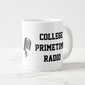 College Primetime Radio Jumbo Mok (Voorkant rechts)