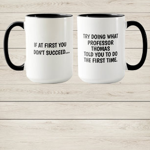 College Professor Koffie Mok, Cadeau voor Professo Mok