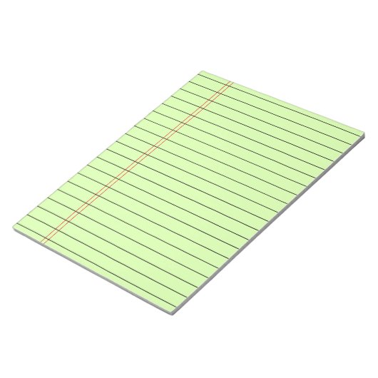 College Regeerde Lined Schrijven 40 Bladen 8.5 x 1 Notitieblok (Schuin)