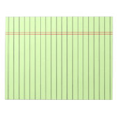 College Regeerde Lined Schrijven 40 Bladen 8.5 x 1 Notitieblok (Voorkant)