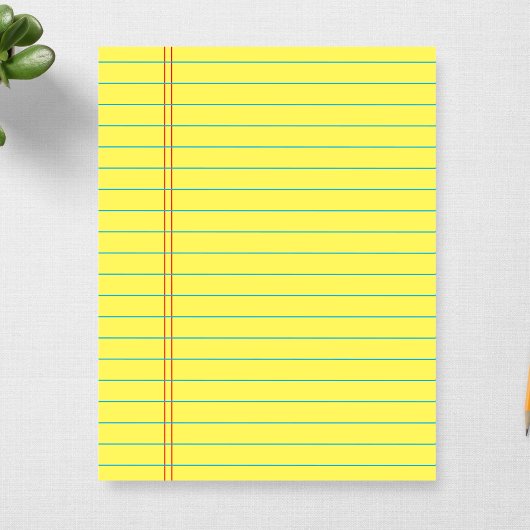 College Regeerde Lined Schrijven 40 Bladen 8.5 x 1 Notitieblok