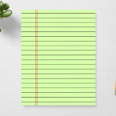 College Regeerde Lined Schrijven 40 Bladen 8.5 x 1 Notitieblok