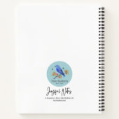 College Regeerde Spiral Notitieboek - Witte Alpaca (Achterkant)