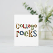 College Rocks Briefkaart (Staand voorkant)