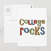 College Rocks Briefkaart (Voorkant / Achterkant)