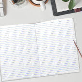 College Rule Blauw Gelijnd Papierlandschap 11 x 8, Notitieblok