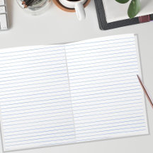 College Rule Blauw Gelijnd Papierlandschap 11 x 8,