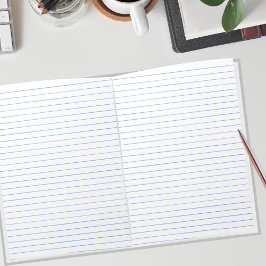 College Rule Blauw Gelijnd Papierlandschap 11 x 8, Notitieblok