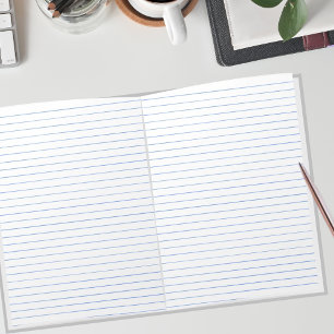 College Rule Blauw Gelijnd Papierlandschap 11 x 8, Notitieblok