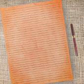 College Ruled | Achtergrond  Oranje papier Notitieblok