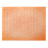 College Ruled | Achtergrond  Oranje papier Notitieblok (Voorkant)