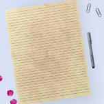 College Ruled | Gele  achtergrond Notitieblok<br><div class="desc">Notitieblok van het college - Standaardpagina's voor Letter-formaat - 8, 5 inch x 11 inch met door het zwarte College gerangschikte regels op elke pagina voor eenvoudig schrijven - Eén Notitieboek met een  gele achtergrond</div>